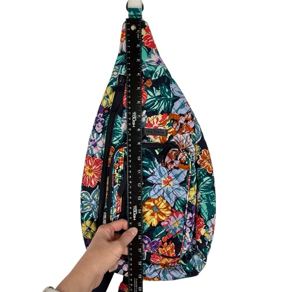 Vera Bradley Happy Blooms Pattern Sling Backpack • Lightweight & Functional - Picture 10 of 14